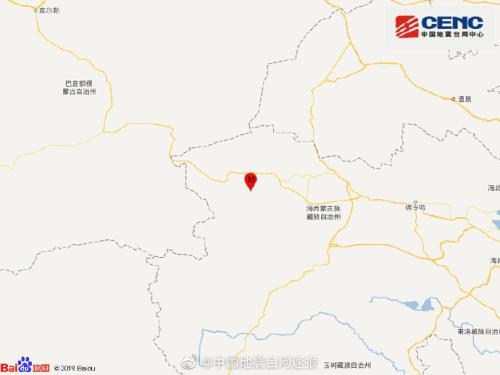 资料图:国家地震台网官方微博。