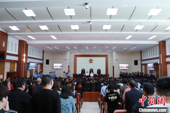 图为福鼎法院庭审现场。 刘常娟 摄