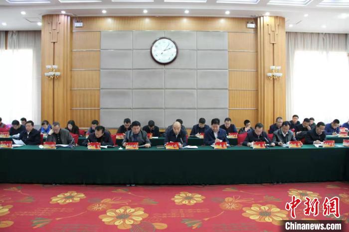 图为国家禁毒委督导检查汇报暨意见反馈会。 李武 摄