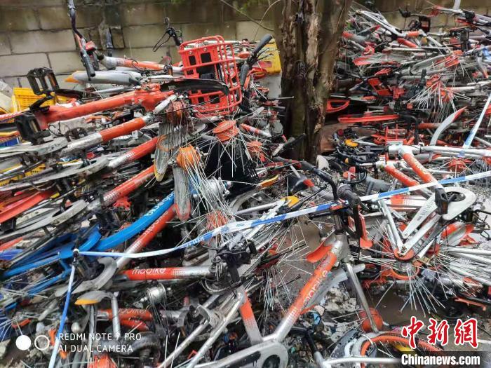 广东男子盗窃逾千辆共享单车获刑3年半