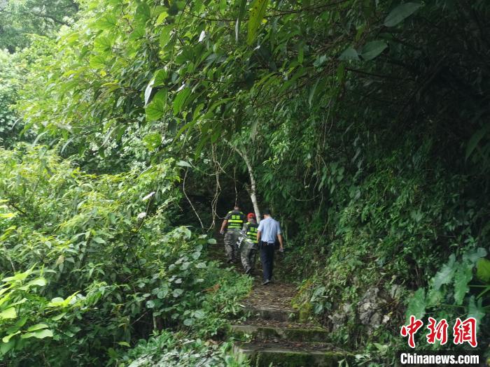守边人日常巡路。 卢云湖 摄